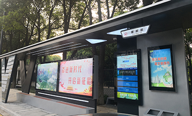 江苏嵌入式65寸电子站牌